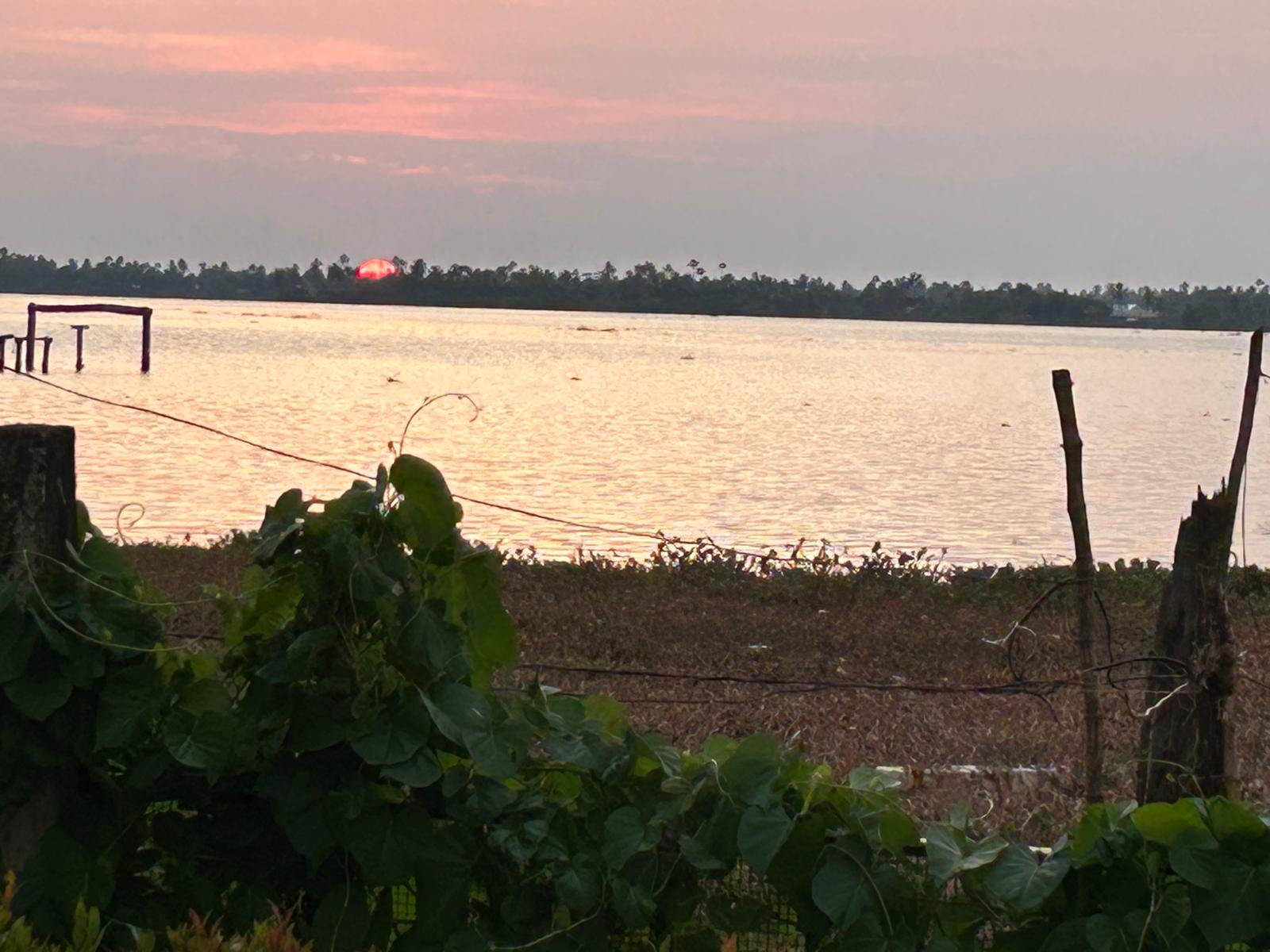 Last light over the backwaters