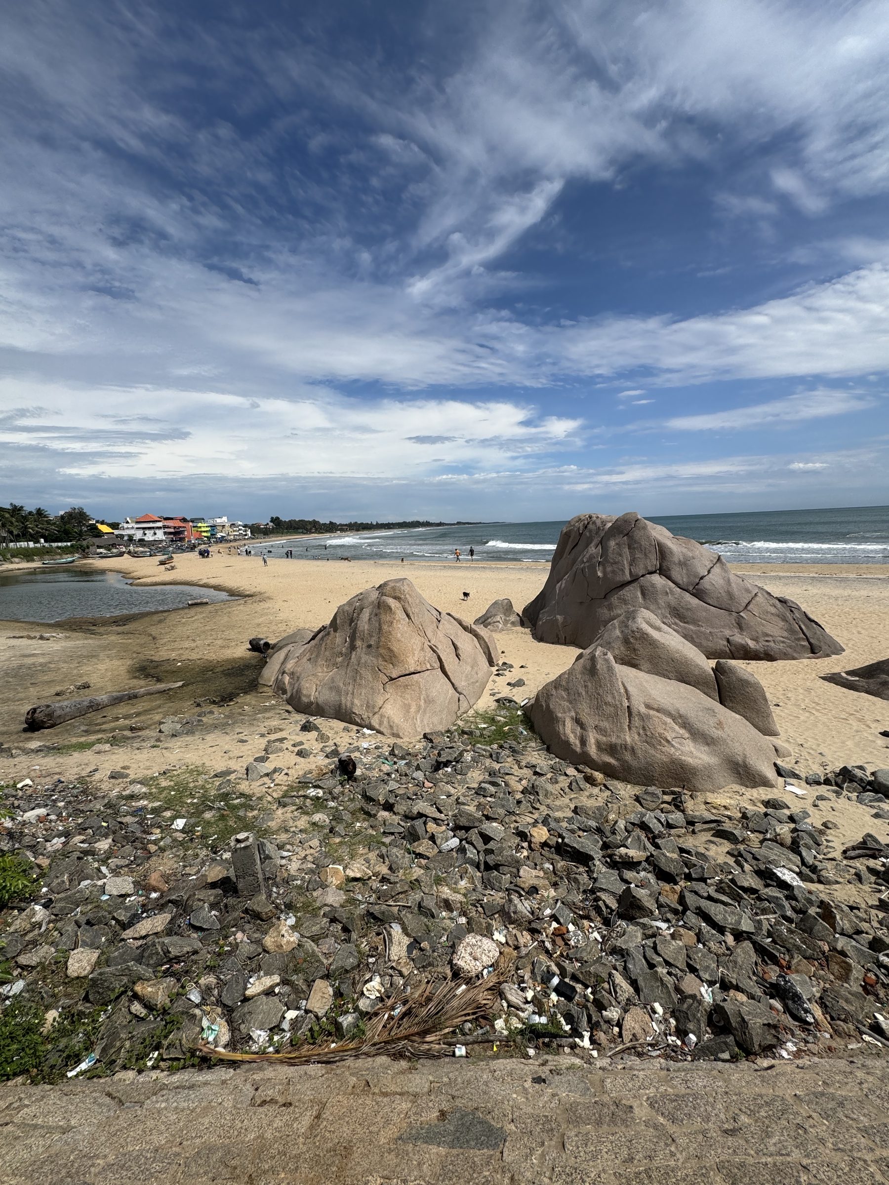 Rocky southern shore