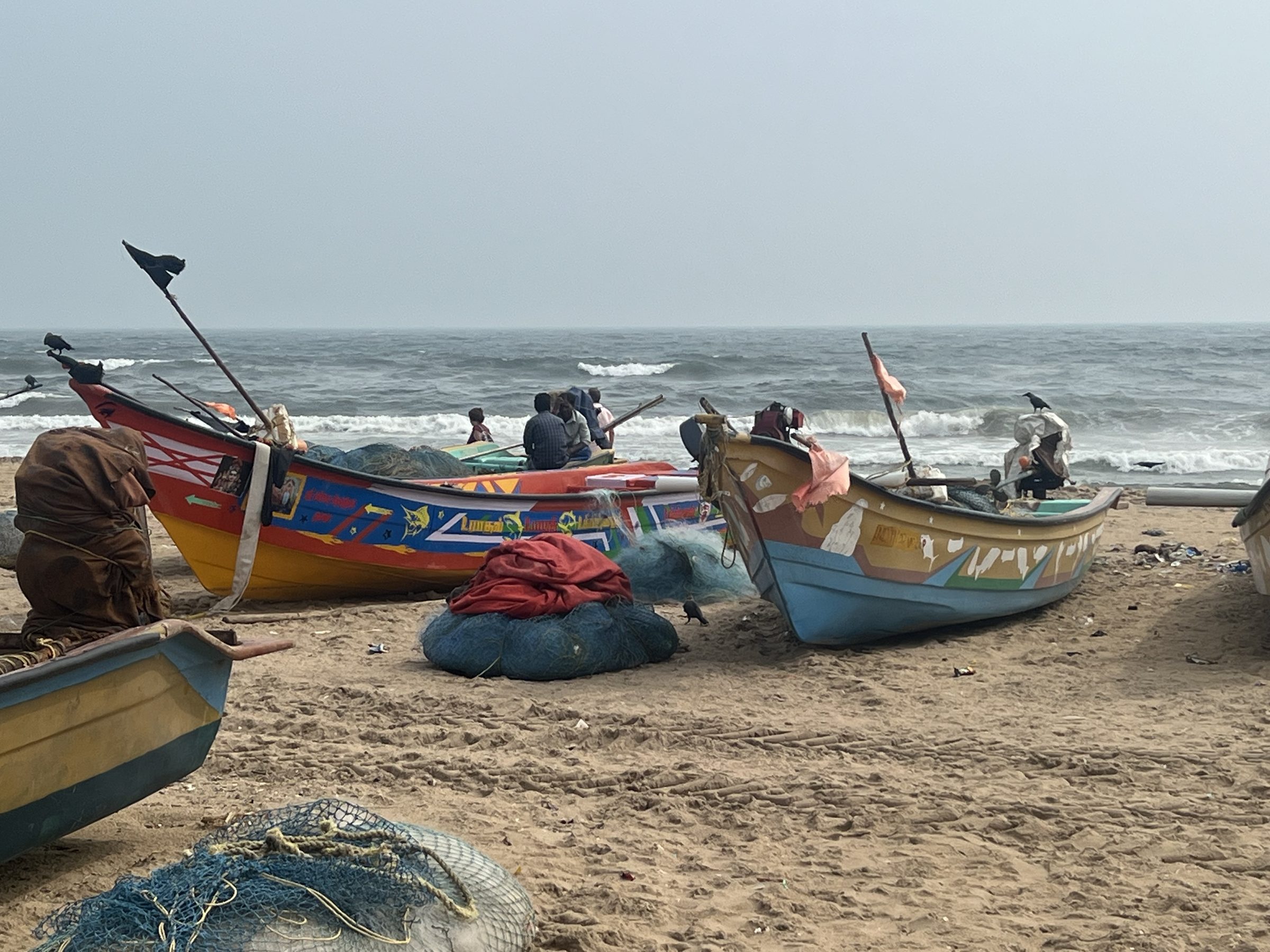 Fishing boats at first light