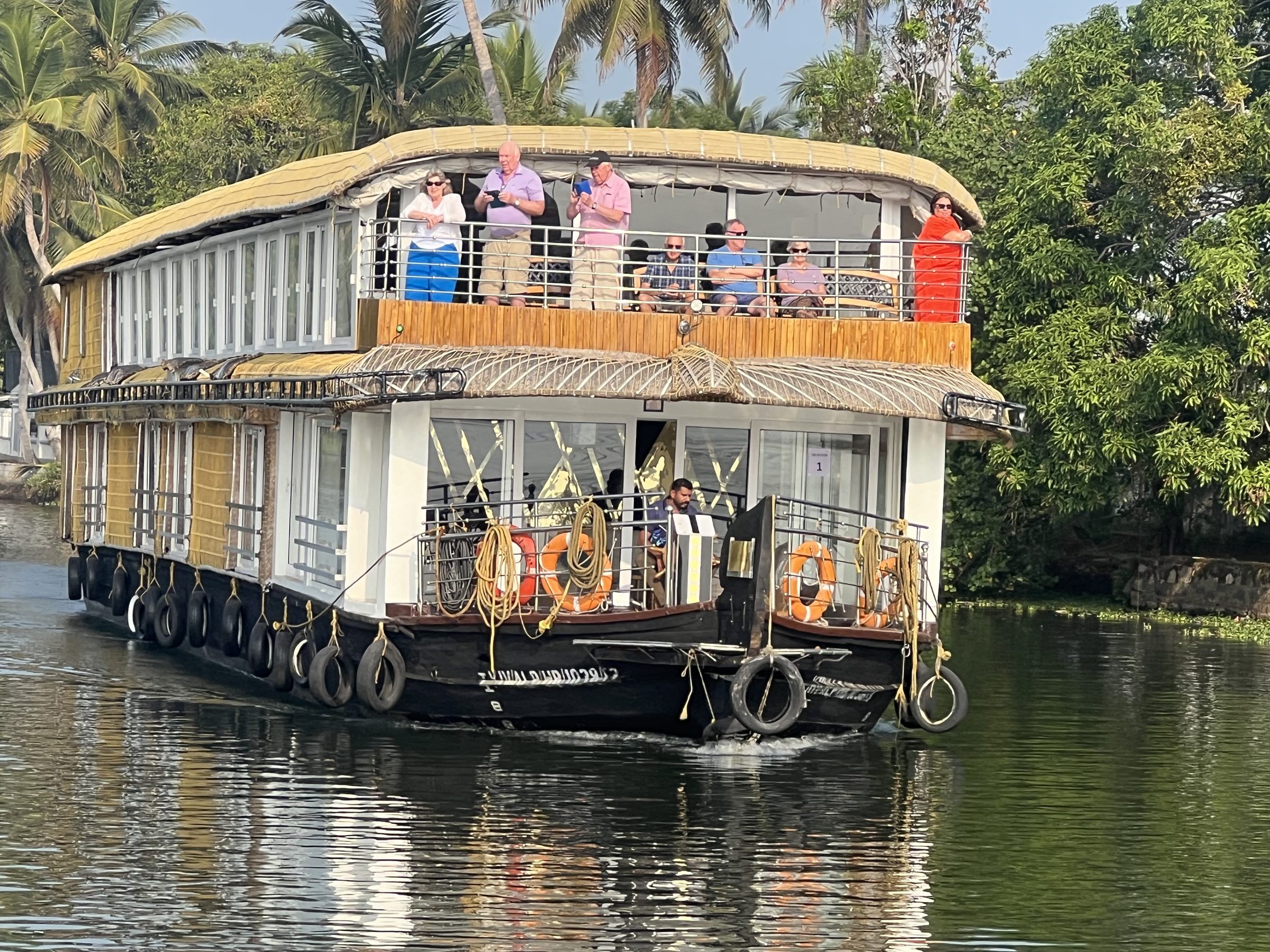 Kerala houseboat on the backwaters