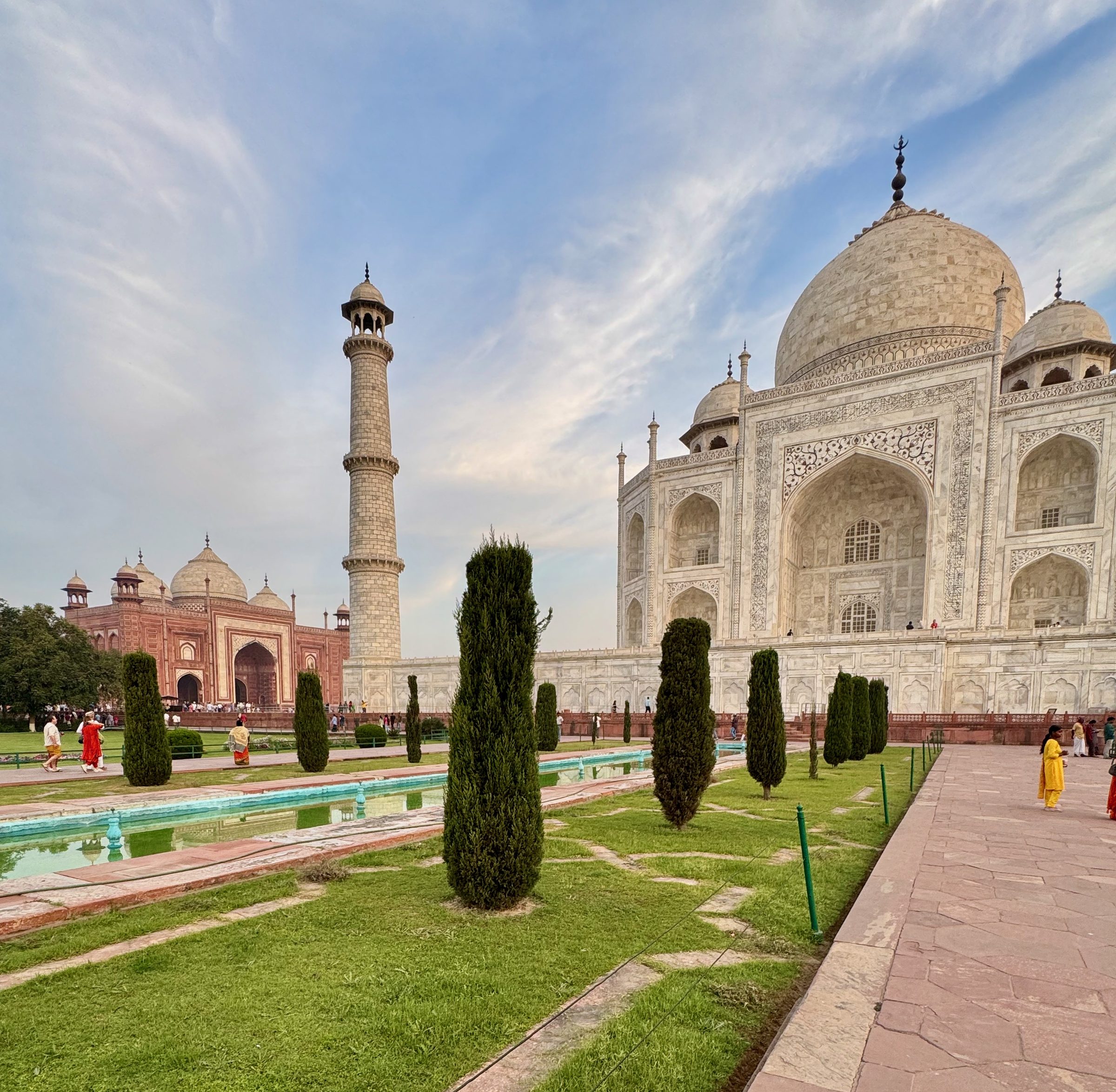 Taj Mahal from the gardens