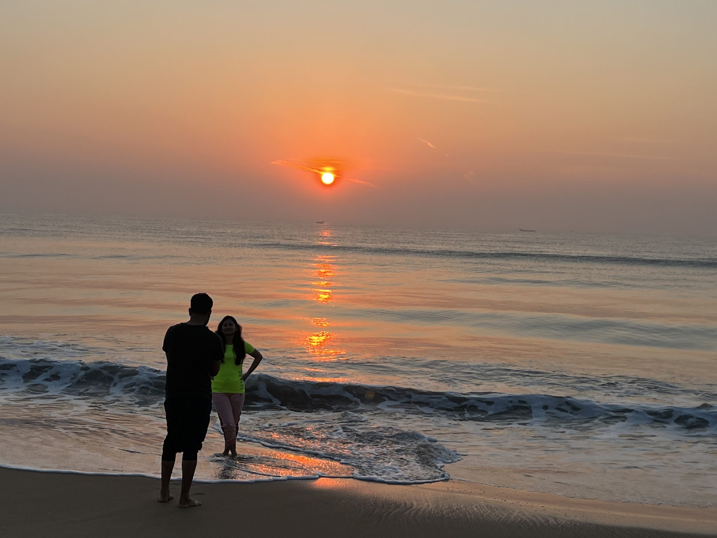 Sunset on the Coromandel coast