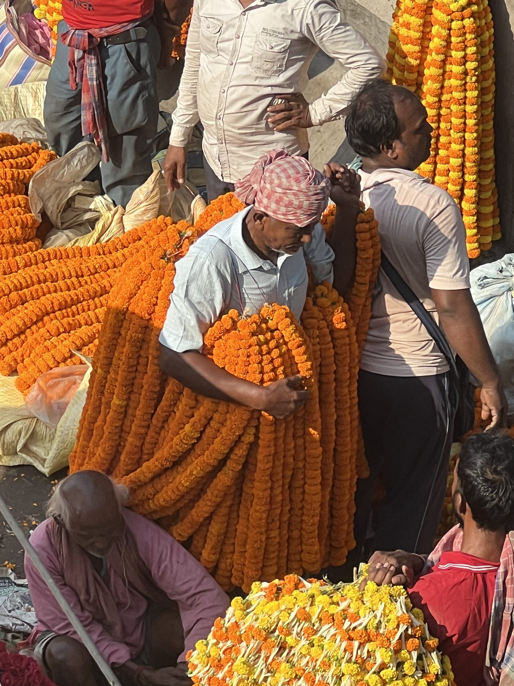 Marigold garland maker