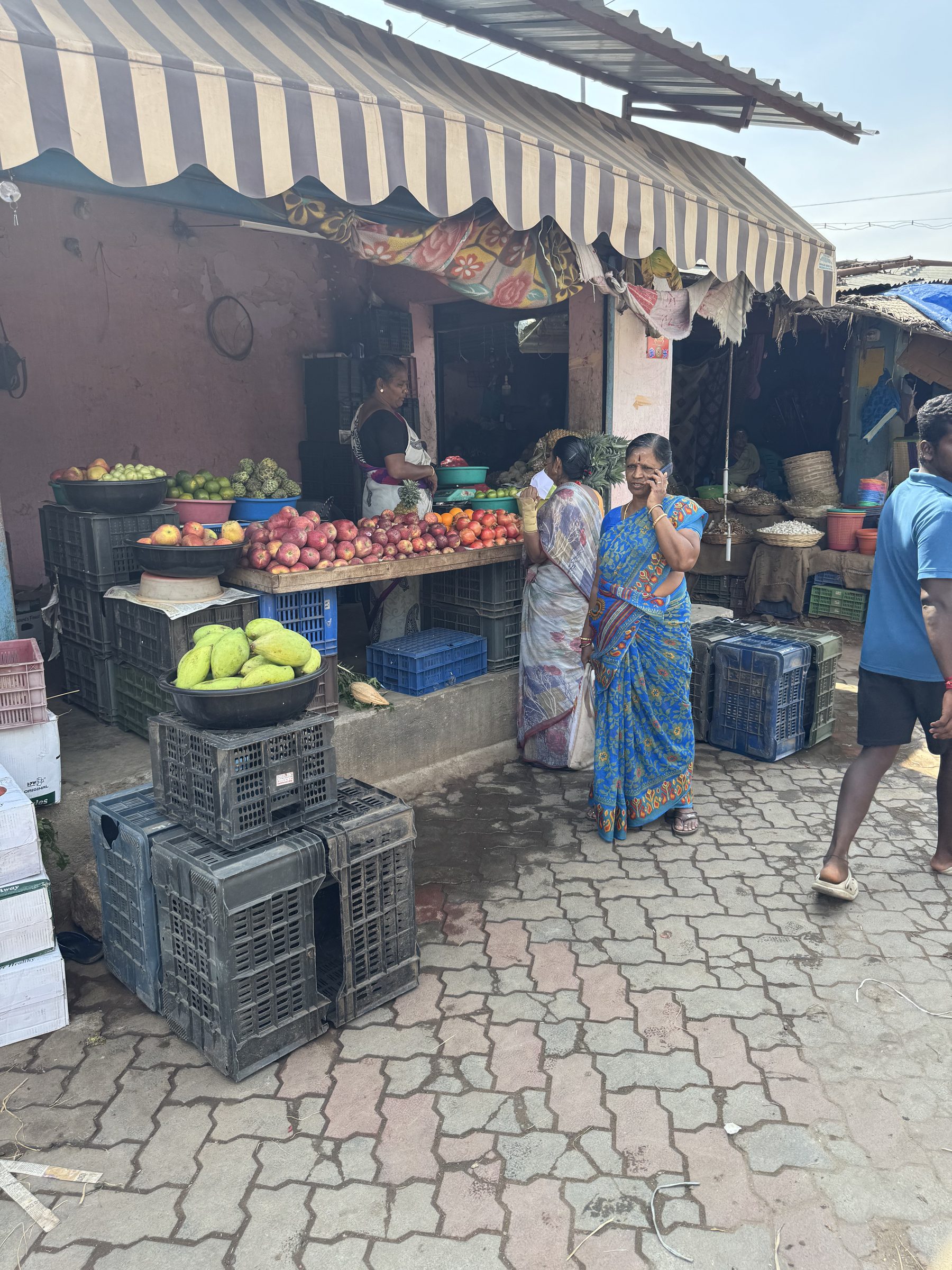 Fruit stalls